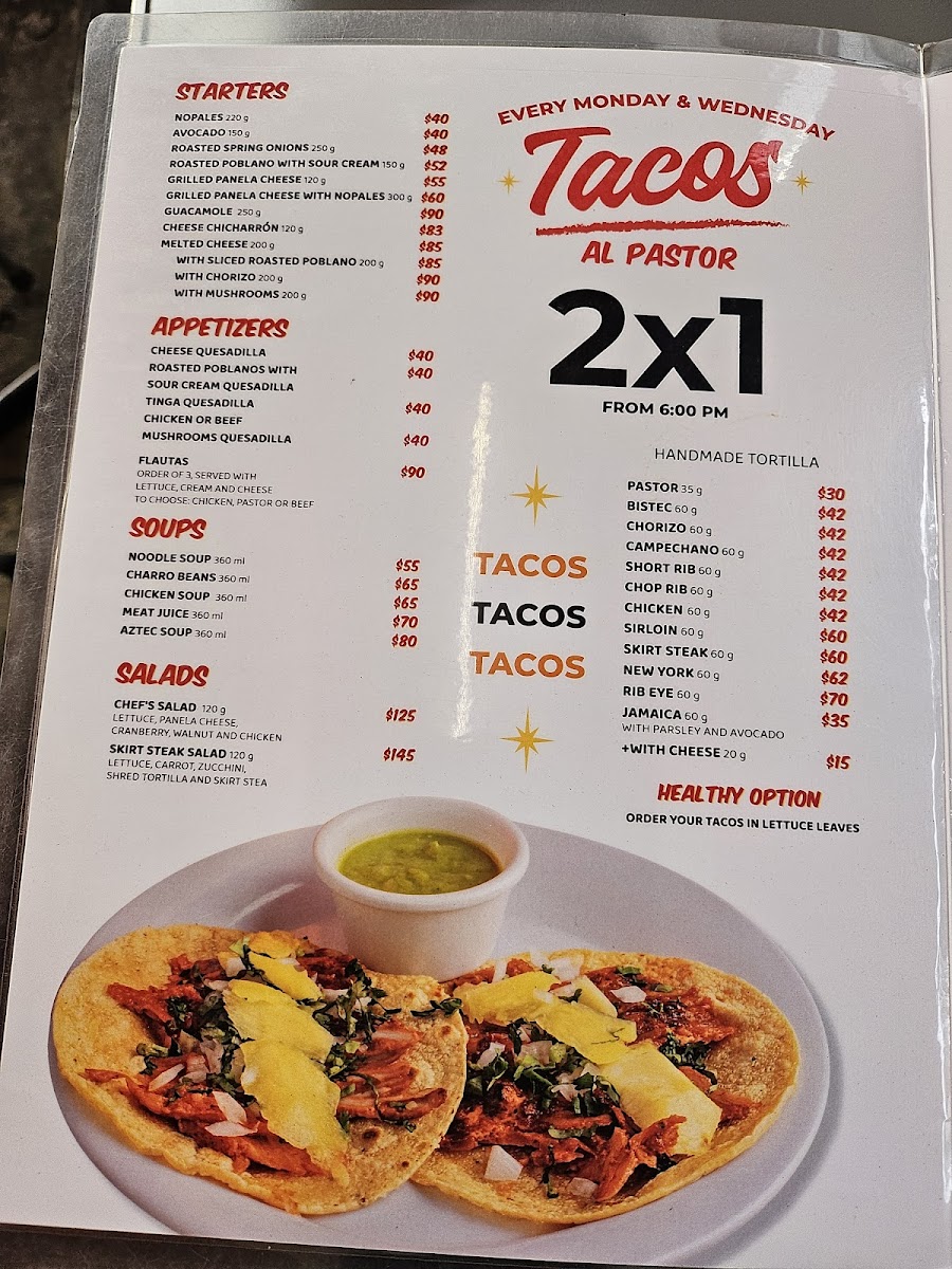 Chinampita Reforma Menu - Image 4